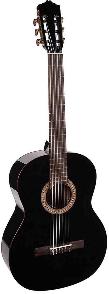 Klassieke gitaar 4/4 Salvador Cortez Solid Top Artist Series CC – 22 - BK