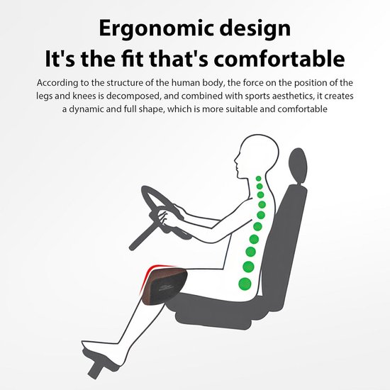Auto Knie Pad Kussen | Verstelbare Rijden Beensteun | Auto Middenconsole Knie Been Elleboog Kussen | Deurcontrole Pad | Foam Voor De meeste Auto's | Ontworpen voor Comfort