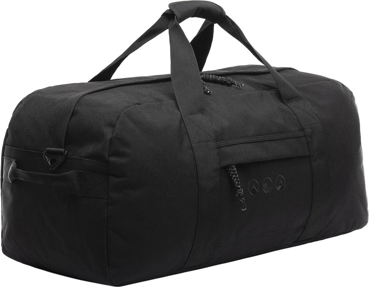 Grote waterafstotende sporttas van gerecycled PET - Black Beach rugzak