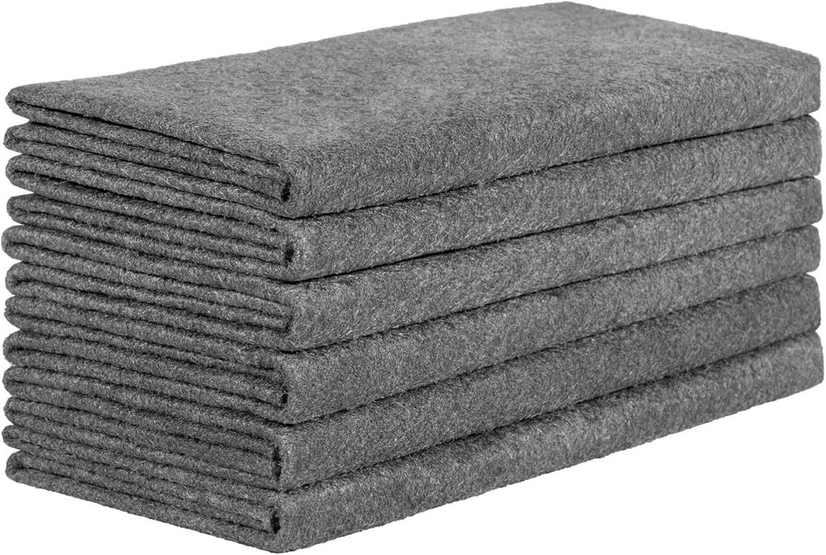 Verdikte Microvezeldoeken Set van 6 - Pluisvrij en Super Absorberend