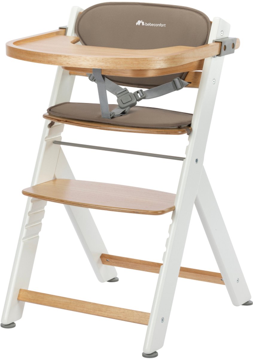 Bebeconfort Timba 2 met verkleinkussen - Kinderstoel - Light Wood - 6 maanden tot 10 jaar oud