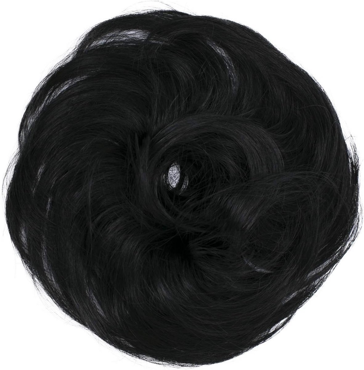 Los Haarstuk in Rommelige Knot Stijl - Licht Golvend en Volumegevend Synthetisch Haar