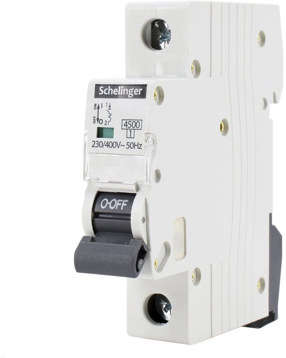 Schelinger Installatieautomaat 16A C-karakteristiek - 1-polig - 230/400V - A02-G7-1P-C16 - IP20