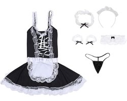 Sexy Dienstmeisje Kostuum voor Dames - Rollenspel Lingerie Set