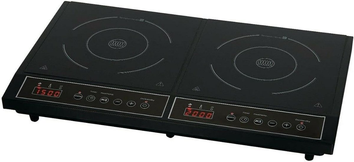 Dubbele Inductiekookplaat 3500W met Timer en 10 Warmtestanden