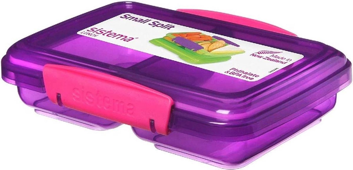 Klip It Small Split Lunchbox 350ml - Veelzijdige en kleurige lunchoplossing