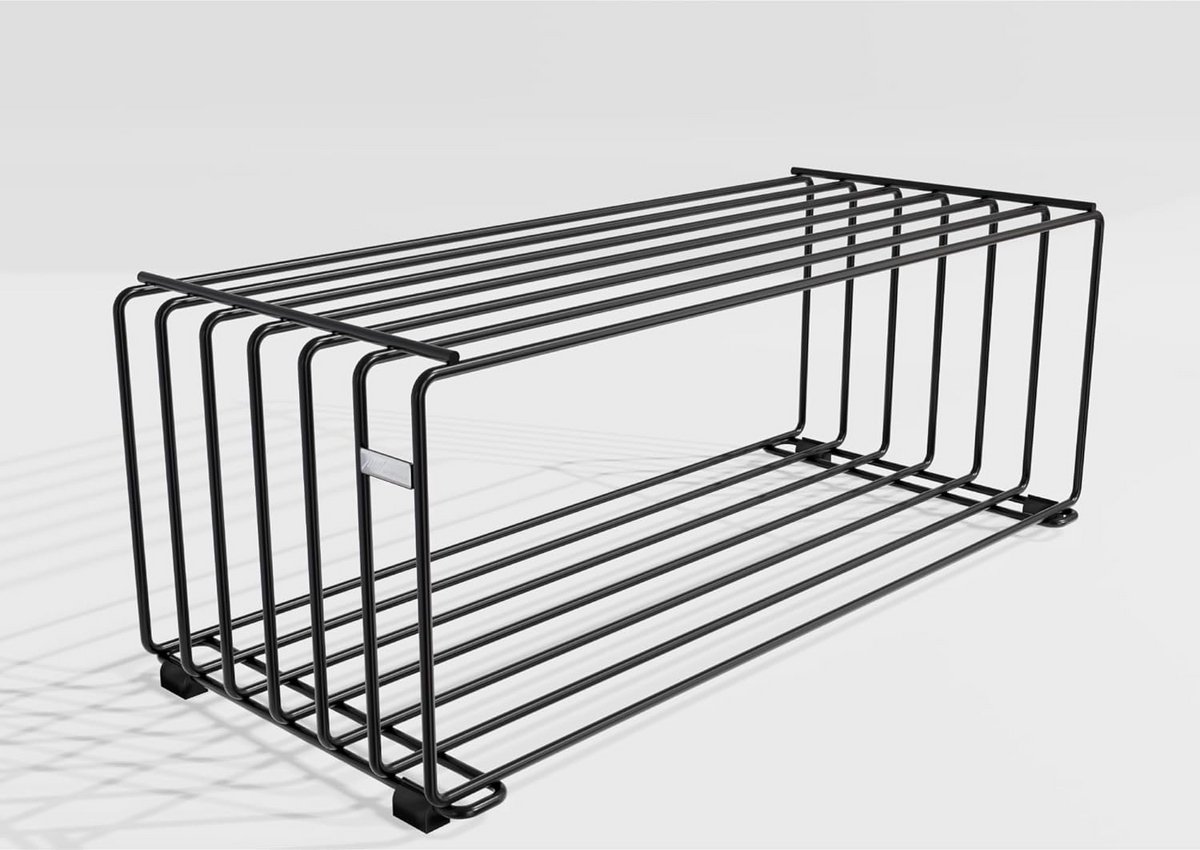 Stabiel metalen schoenenrek - modern en elegant opbergrek