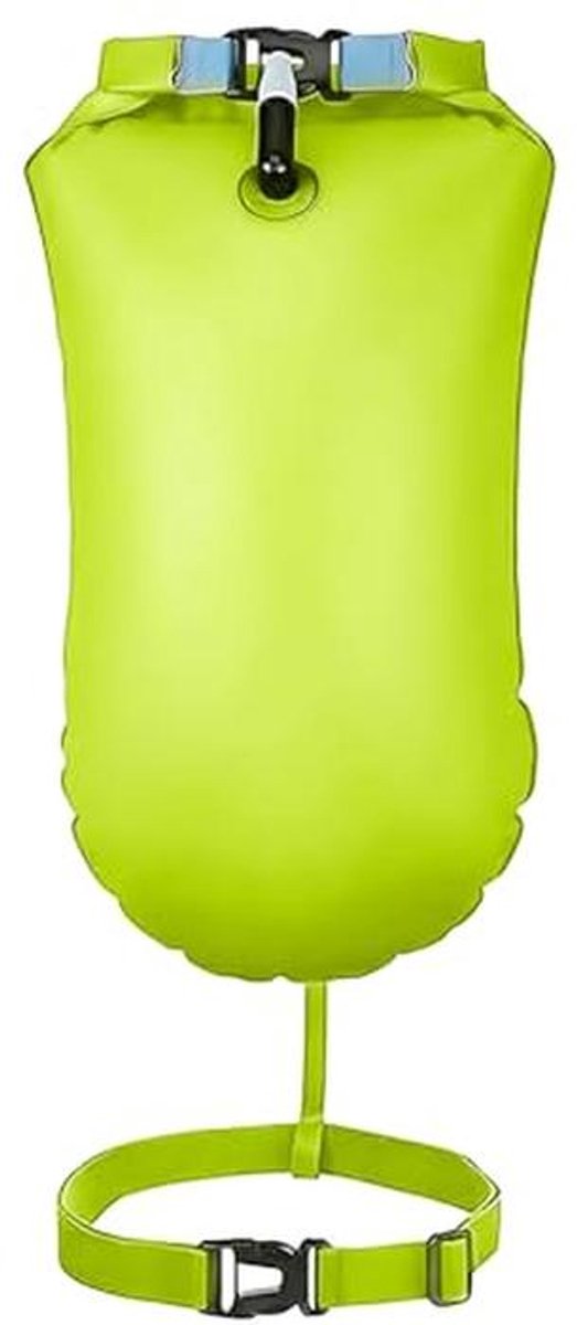Zwemboei, opblaasbaar, voor triatlon, snorkelen, zwemmen in open water, hoge zichtbaarheid, met verstelbare riem