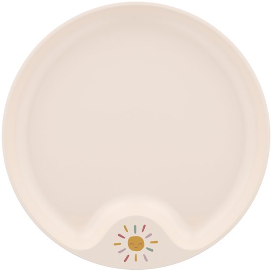 Mepal Mio Kinderbord - Magnetronbestendig - Met greep - Kinderservies - Sunshine & Rainbow