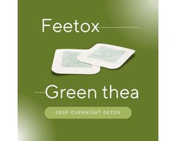 Feetox | Green Tea (32 stuks) | De pleister om extra vuilstoffen vanuit je lichaam te laten absorberen. Help je immuunsysteem.