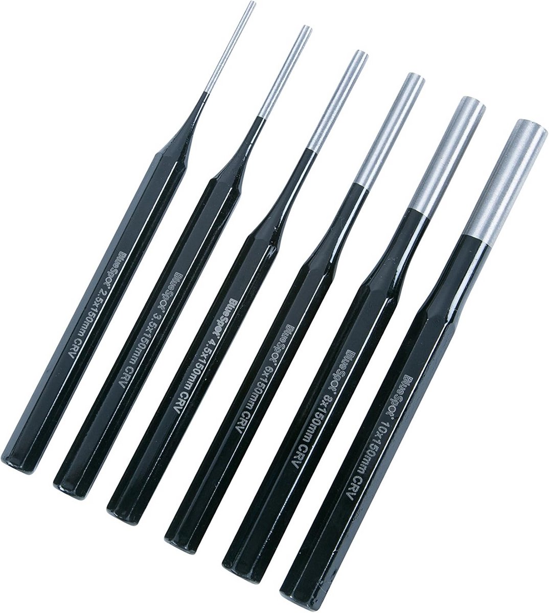 Parallelle Pin Punch Set - 6 Delige Set voor Precisiewerk