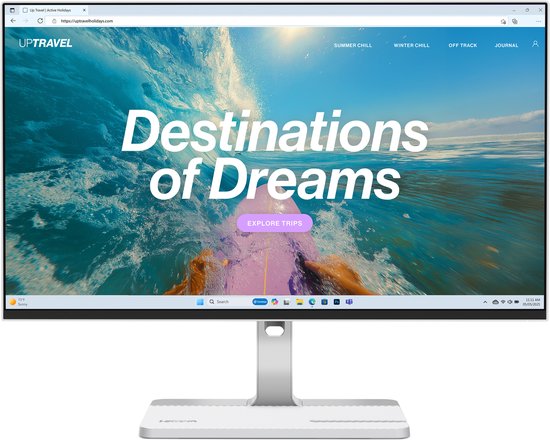 Lenovo L24D-4C computer monitor 60,5 cm (23.8") 1920 x 1080 Pixels Full HD LCD Grijs