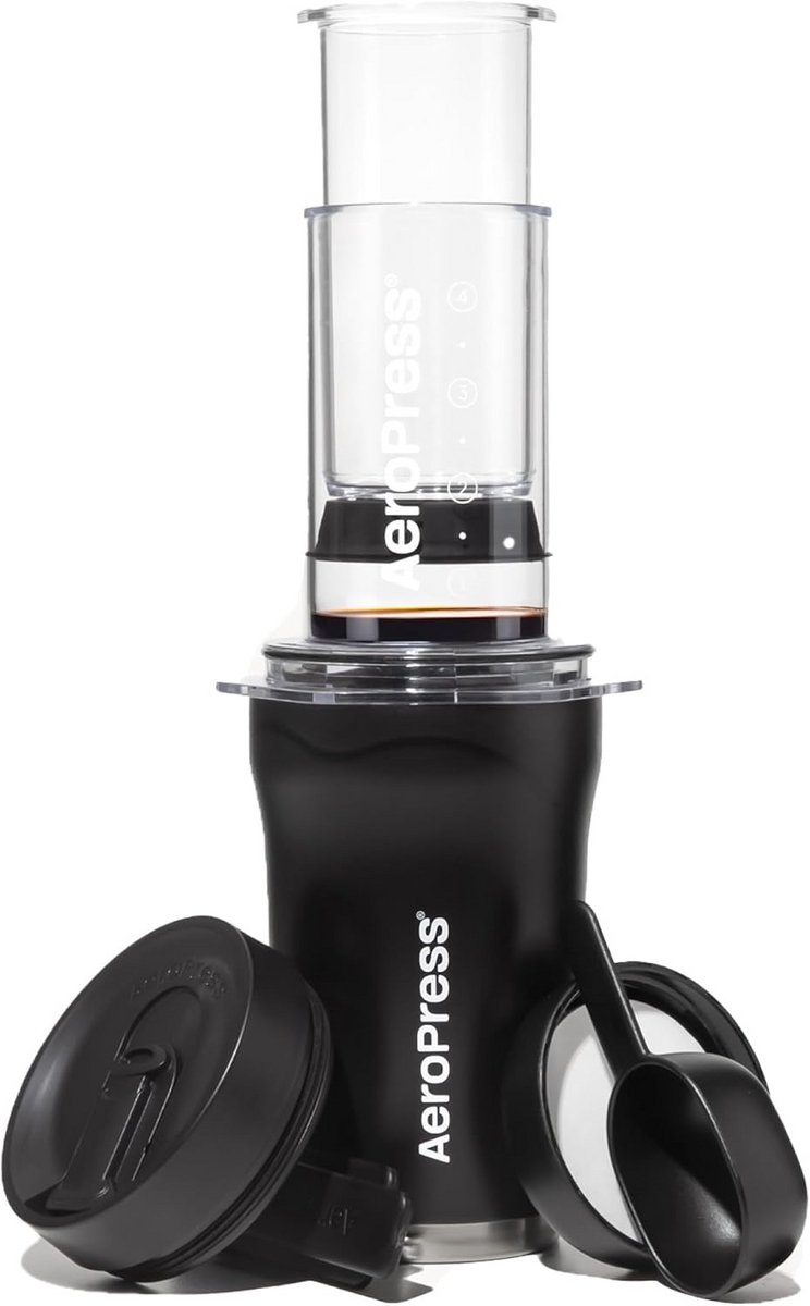 Kleine Draagbare Koffiemaker voor Reizen en Kamperen – 3-in-1 Zetmethode voor Volle Koffiesmaak zonder Bitterheid