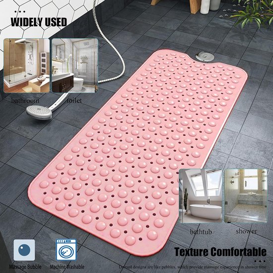 Antislip douchemat - Zwart 53x53 CM – Sanicom