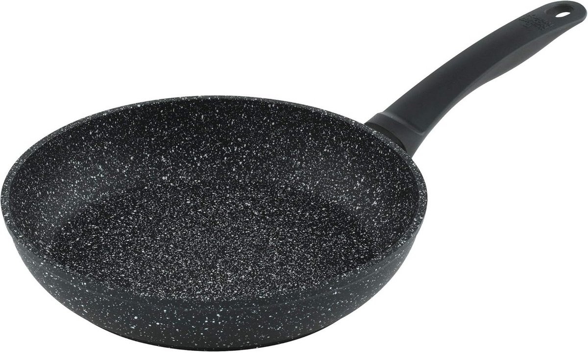 Easy Induction Marble braadpan, 24 cm, zwart, inductie, aluminium