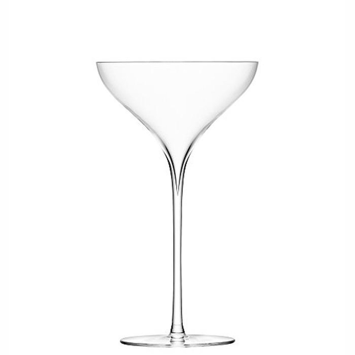 Champagne Saucer Cocktail Glas 25 ml - Kleurloos en Transparant