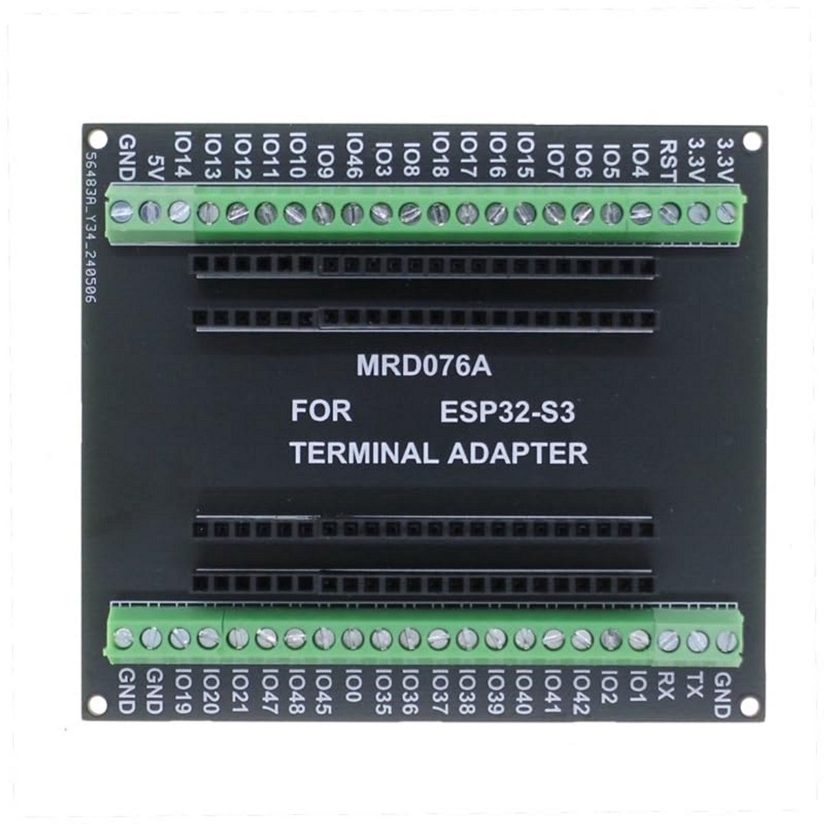 Klemmenblok Schild voor ESP32-S3 Ontwikkelbord - Eenvoudige Bedrading