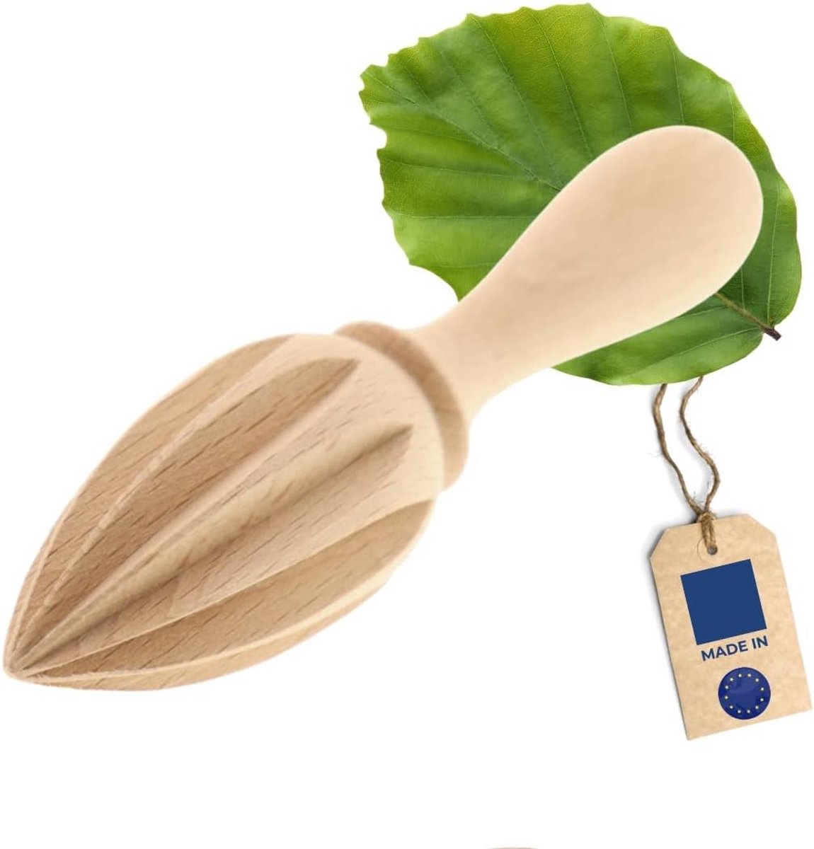 Houten Citroenpers 15 cm - Eenvoudig Sap Extractor voor Citrusvruchten