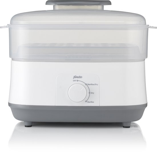 Alecto BF55 - Elektrische Stoomsterilisator met Droogfunctie - Wit