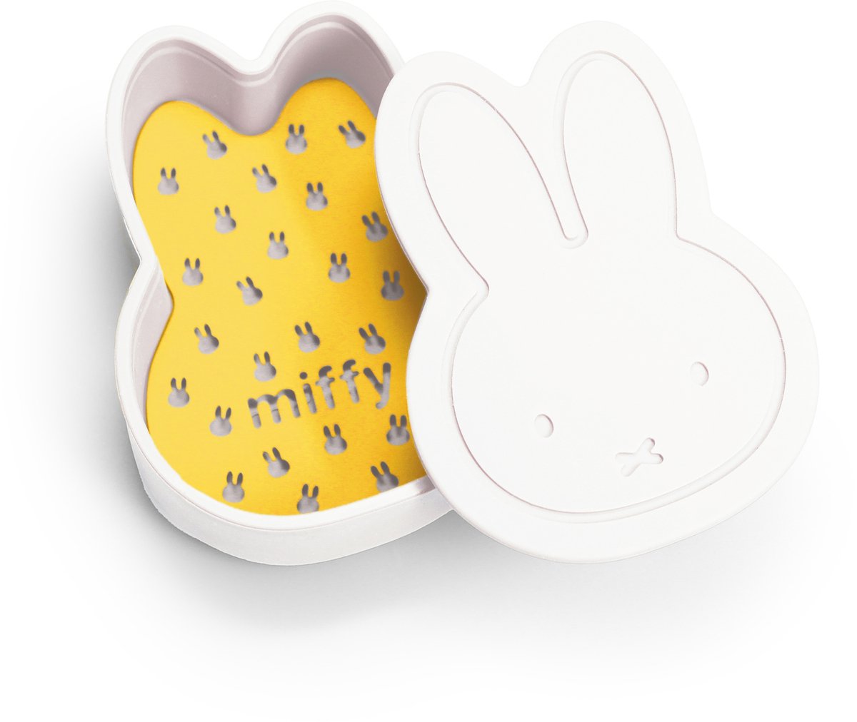 Atelier Pierre Nijntje Mini Silicone Storage & Travel-Doosje - Geel / Wit