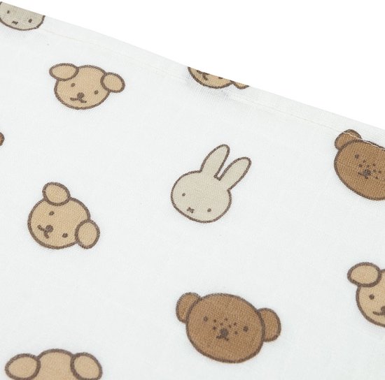 Jollein - Hydrofiele - Doeken - Miffy and Friends - 70x70 cm van Jollein — afbeelding 2