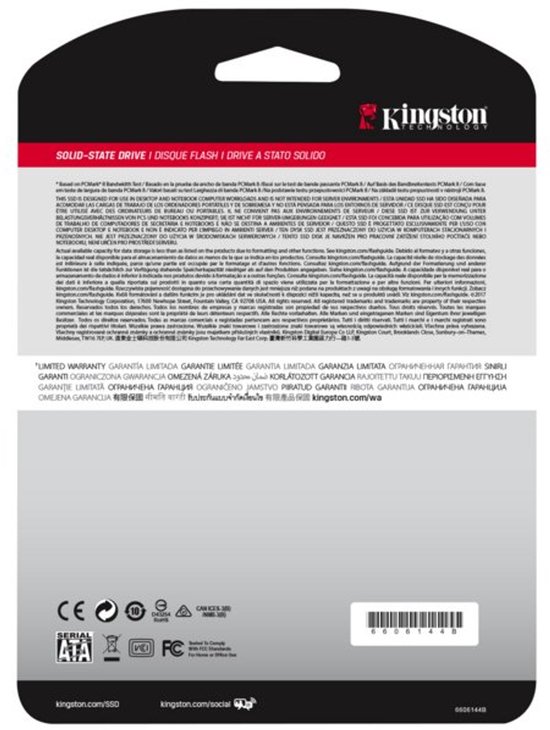Kingston A400 SSD - 960GB SATA Rev 3.0 - Desktop & laptop -laptop