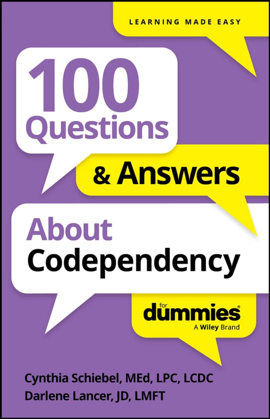 100 Questions & Answers About Codependency For Dummies - cover