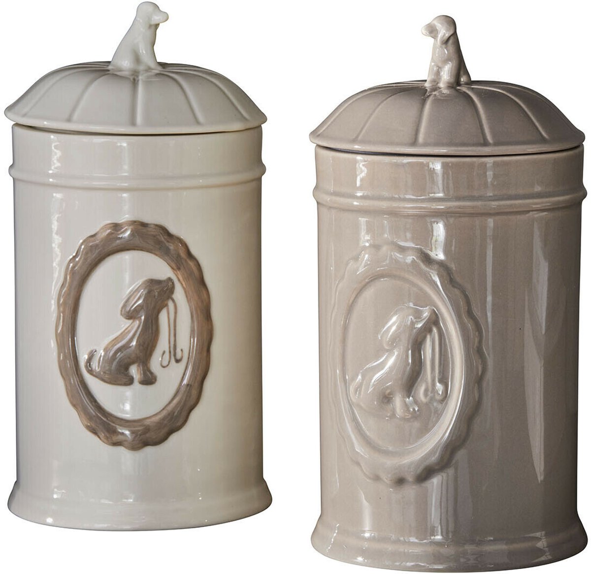 LOBERON Pot set van 2 Ruunja wit/beige