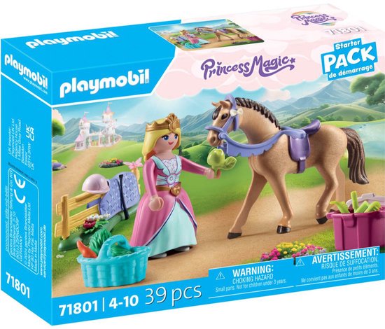 Foto: Playmobil starter packs pricess magic prinses met paard 71801