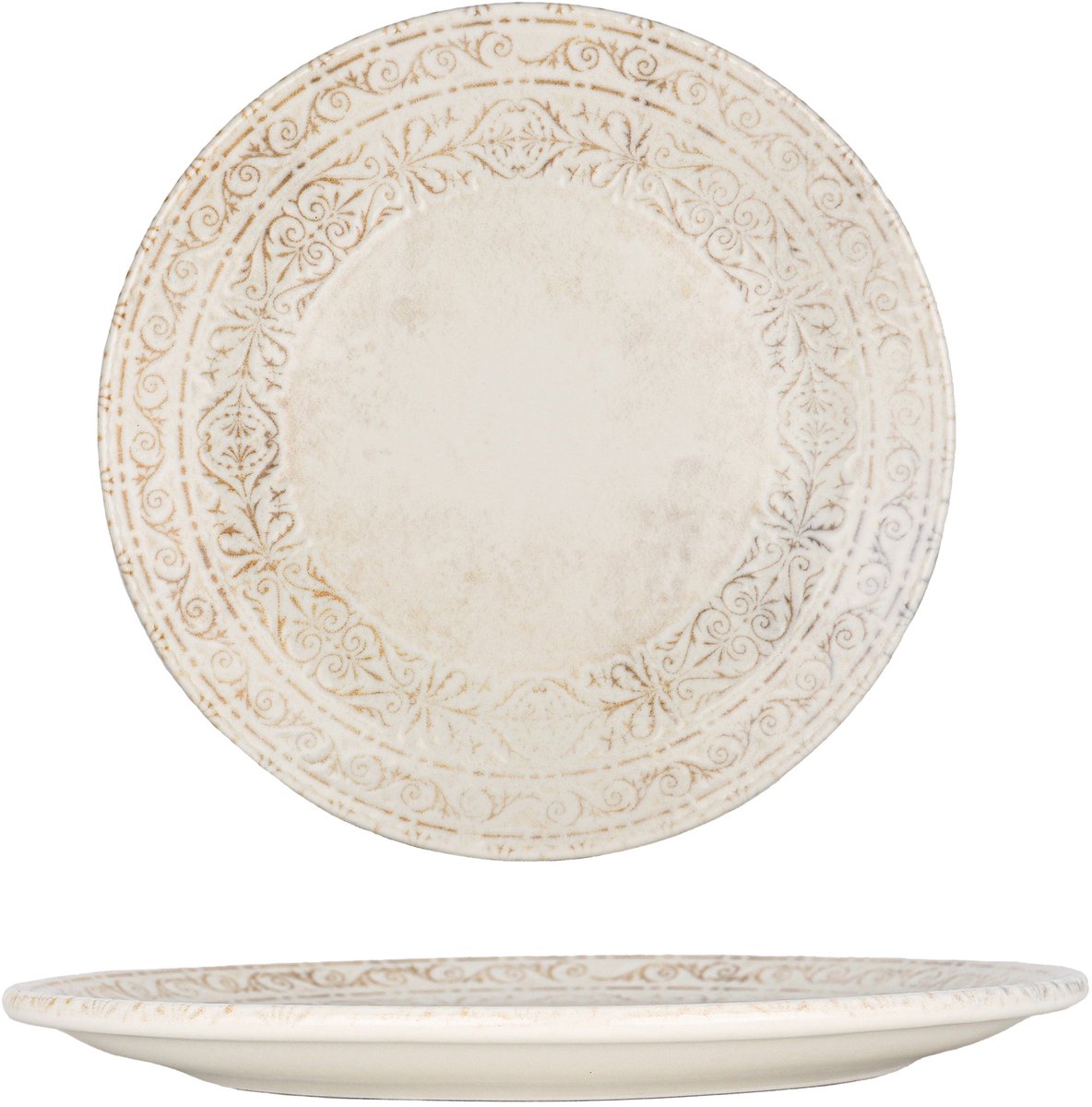 By Bone Dessertbord - Antico - Porselein - 21 cm - set van 6