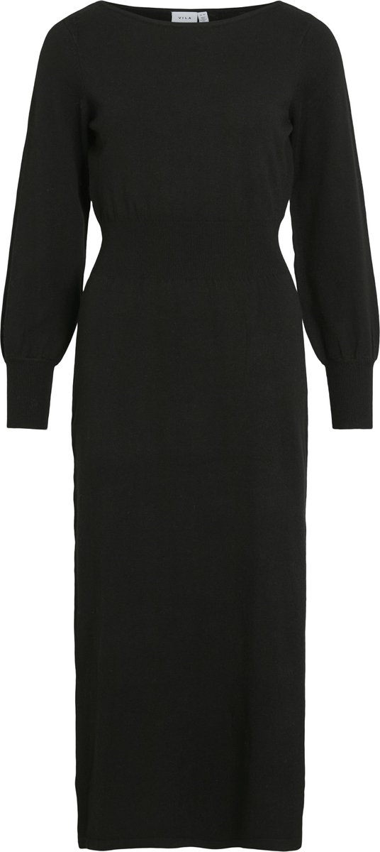 VILA - VIKERRY L/S BOATNECK MIDI DRESS/KA - Dames - Mini jurken