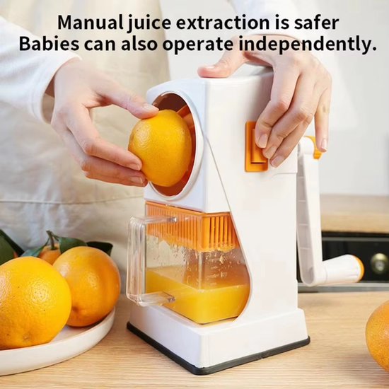 Handmatige Sinaasappelpers - Citruspers - Draagbare Handgedreven Juicer - Stil, Makkelijk Schoon te Maken - Keukenhulpmiddel voor Vers Sap Thuis van Merkloos — afbeelding 3