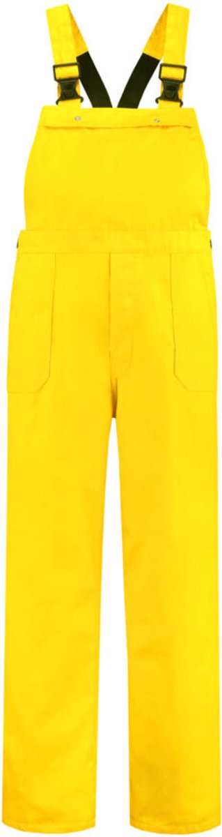 Party Tuinbroek Geel Volwassenen Premium - Maat 3XL