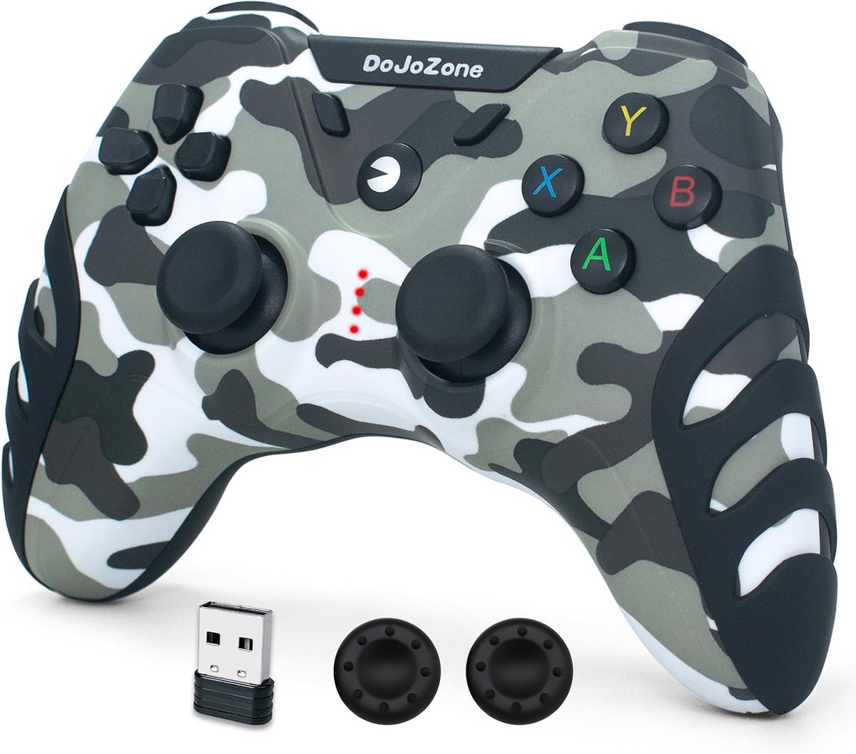 Draadloze Game Controller PC en PS3 met Dubbele Trilling - 2.4G Gamepad Windows