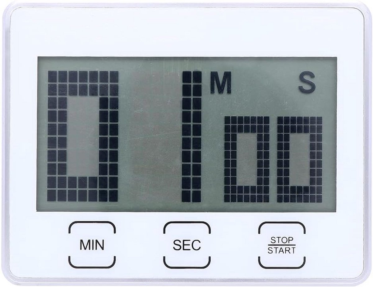 Digitale Wekker met Display, Timer en Temperatuur – Batterijgevoed en Magnetisch