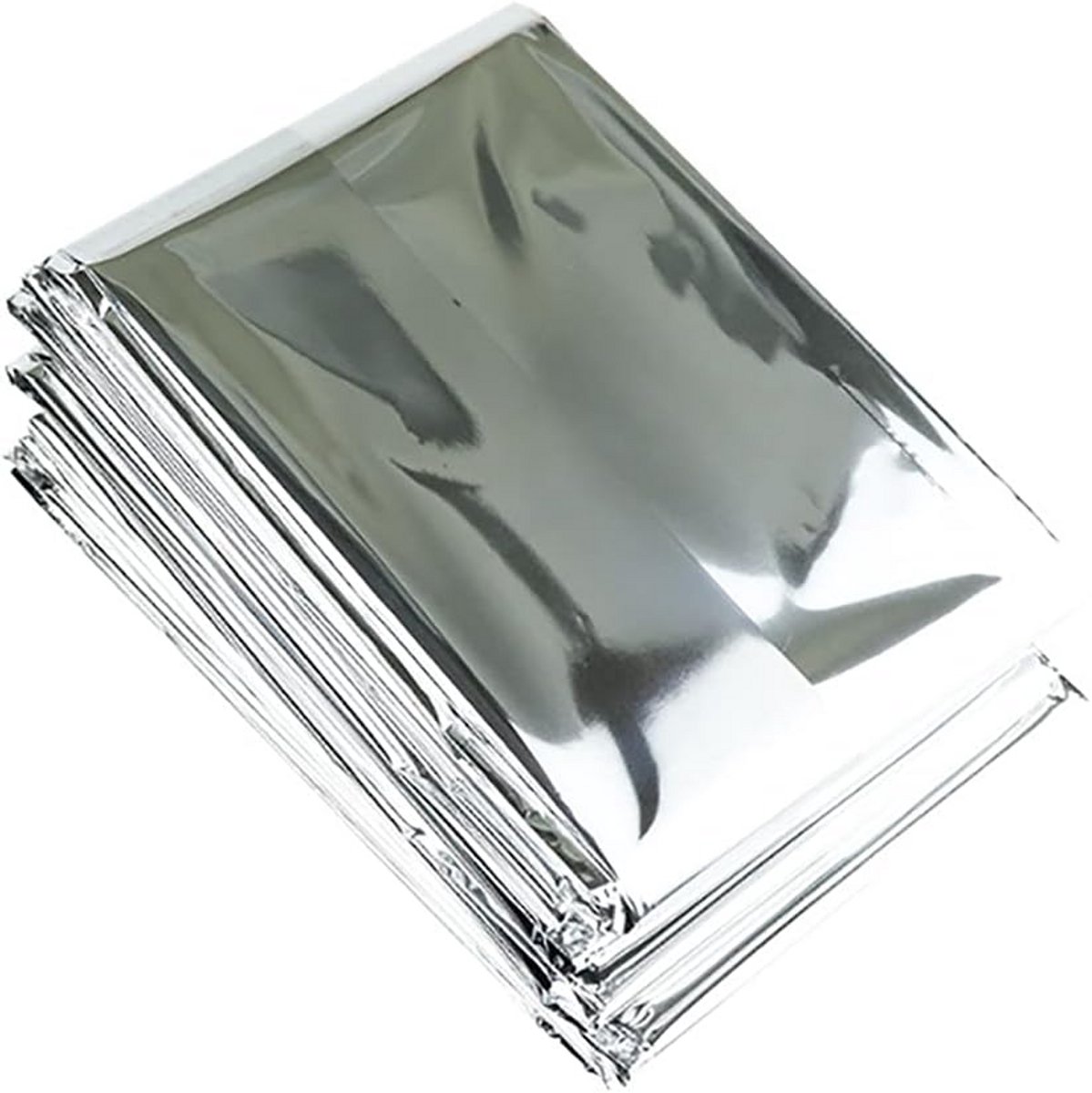 4 Stuks Thermische Nooddekens - Hoogwaardige Reflecterende Mylar Foliedekens voor Survival, Wandelen en Eerste Hulp