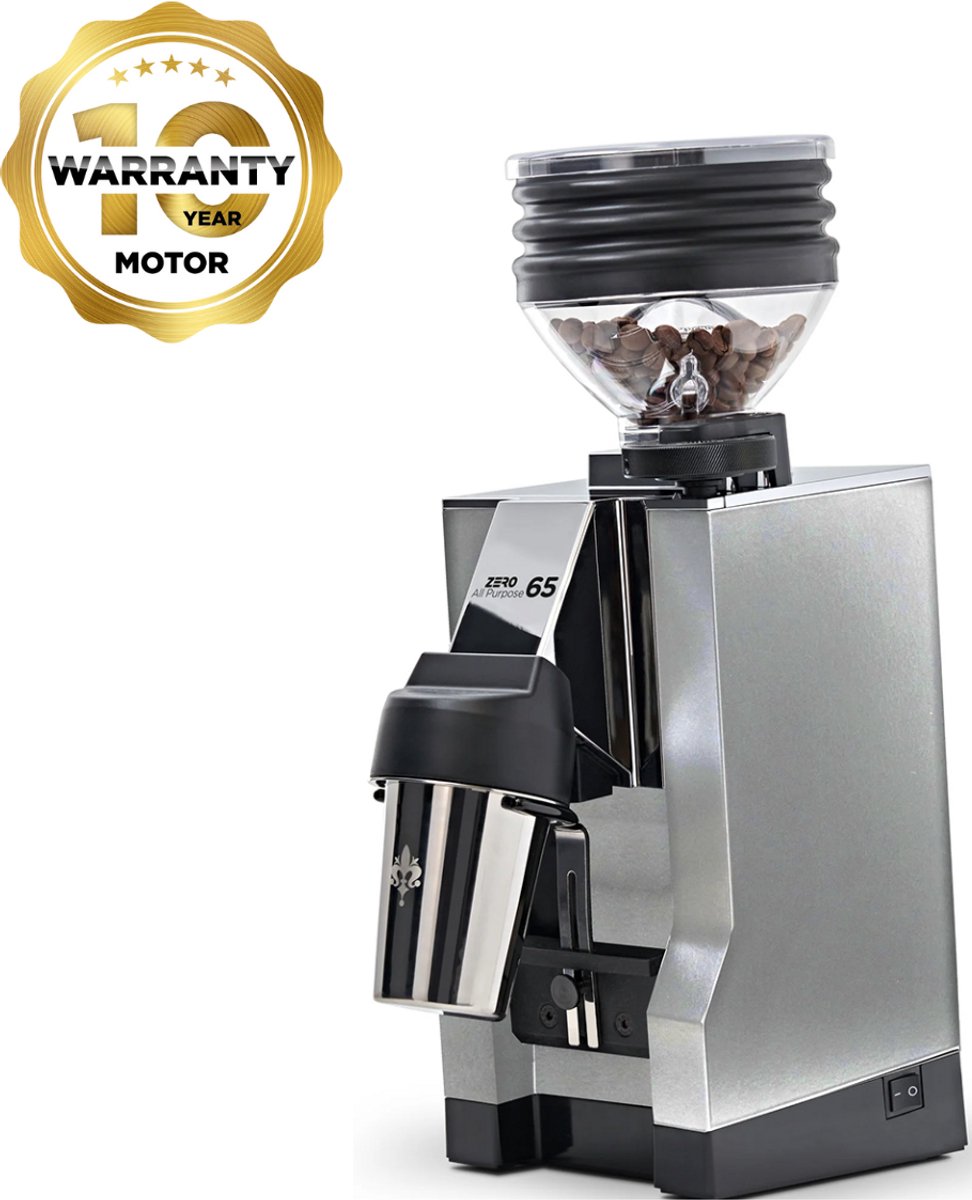Eureka Mignon Zero 65 All Purpose Espresso Coffee Grinder - Chrome