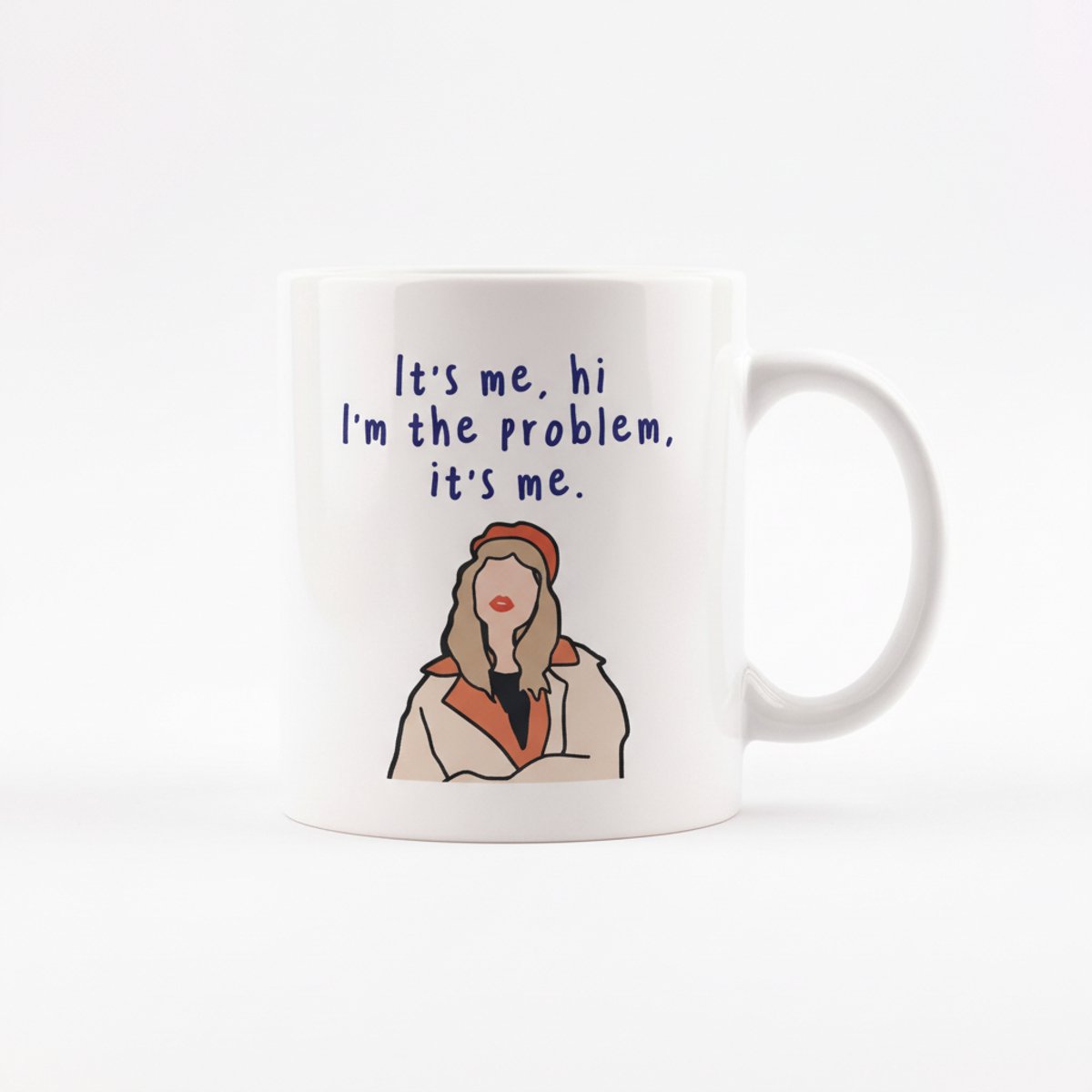 It’s Me Hi I’m the Problem Mok – Grappige Quote Koffiemok – 330 ml Keramische Mok Cadeau