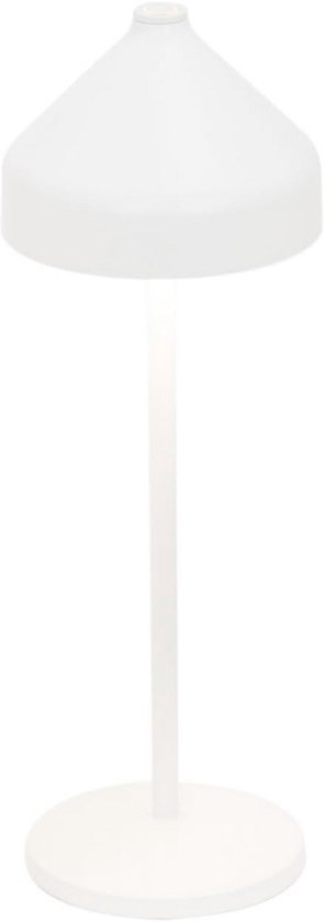 Zafferano, Olivia Micro Lamp, Snoerloze, Oplaadbare Tafellamp met Touch Control, voor Binnen en Buiten, Dimmer, 2200-3000 K, Hoogte 20 cm, Kleur Zand