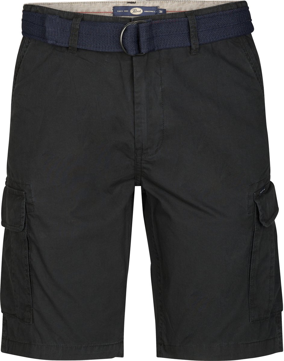 Petrol Industries - Heren Twill shorts Overdrive - Zwart - Maat L