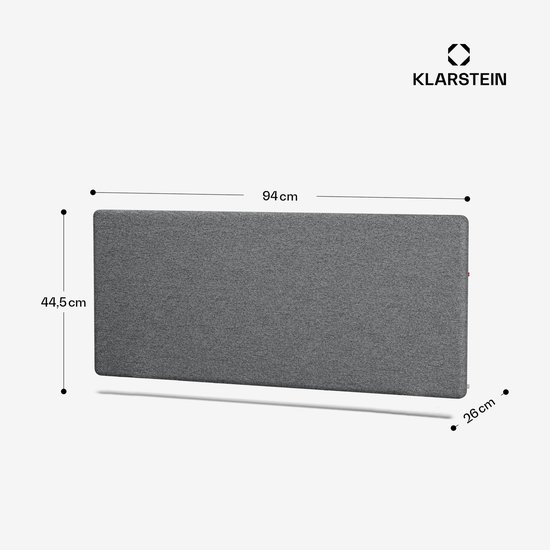 Blumfeldt Delgado radiator 891W modern design 63x100 wit