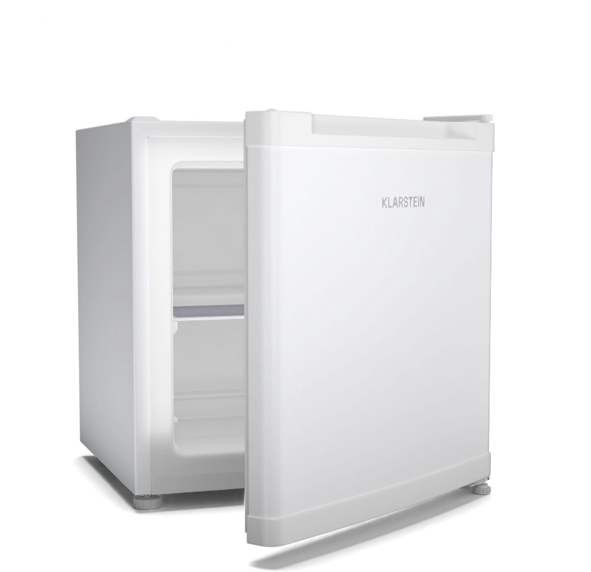 Klarstein Irene mini-vriezer, 31 liter koel-vriescombinatie met temperatuurregeling van -24°C tot 10°C, energiezuinig, stil (38 dB), voor slaapkamers en kleine ruimtes, compact ontwerp