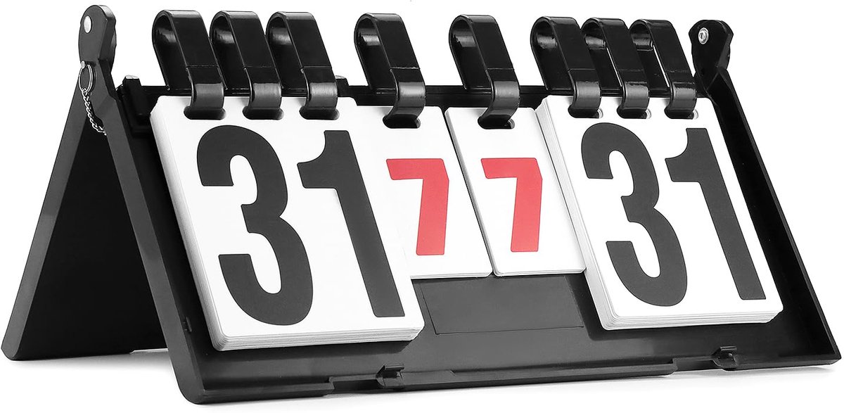 Unyqoos® Draagbaar en Inklapbaar Scorebord voor Diverse Sportwedstrijden Binnen en Buiten