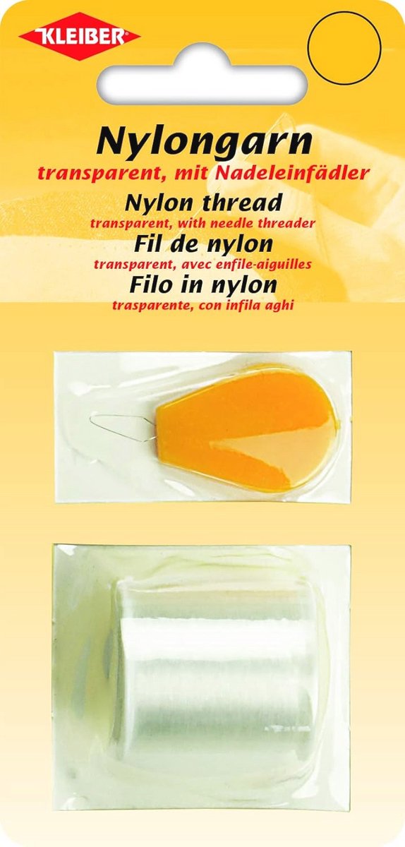 Transparant nylon garen 10000 m - 100% nylon, onzichtbaar naaien