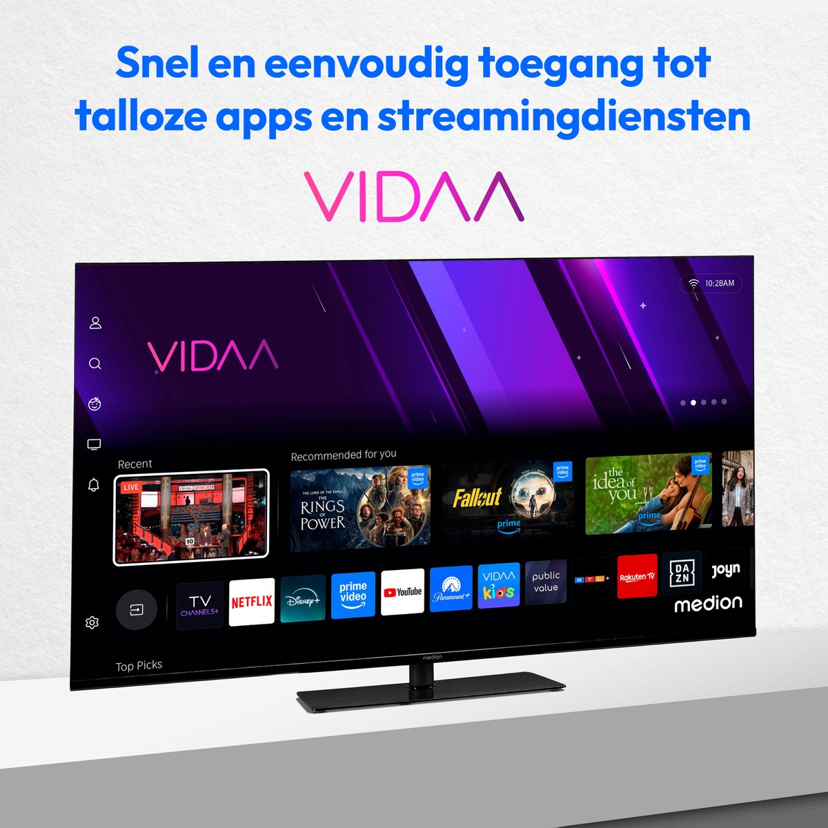 MEDION 50 inch Smart-TV met Dolby Vision HDR - afbeelding 3