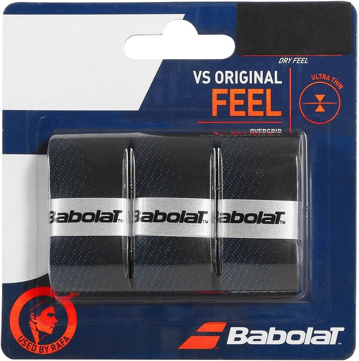 Set van 3 Grip Covers voor Racket - Ultrafijn, Lichtgewicht & Vochtabsorberend - Blauw