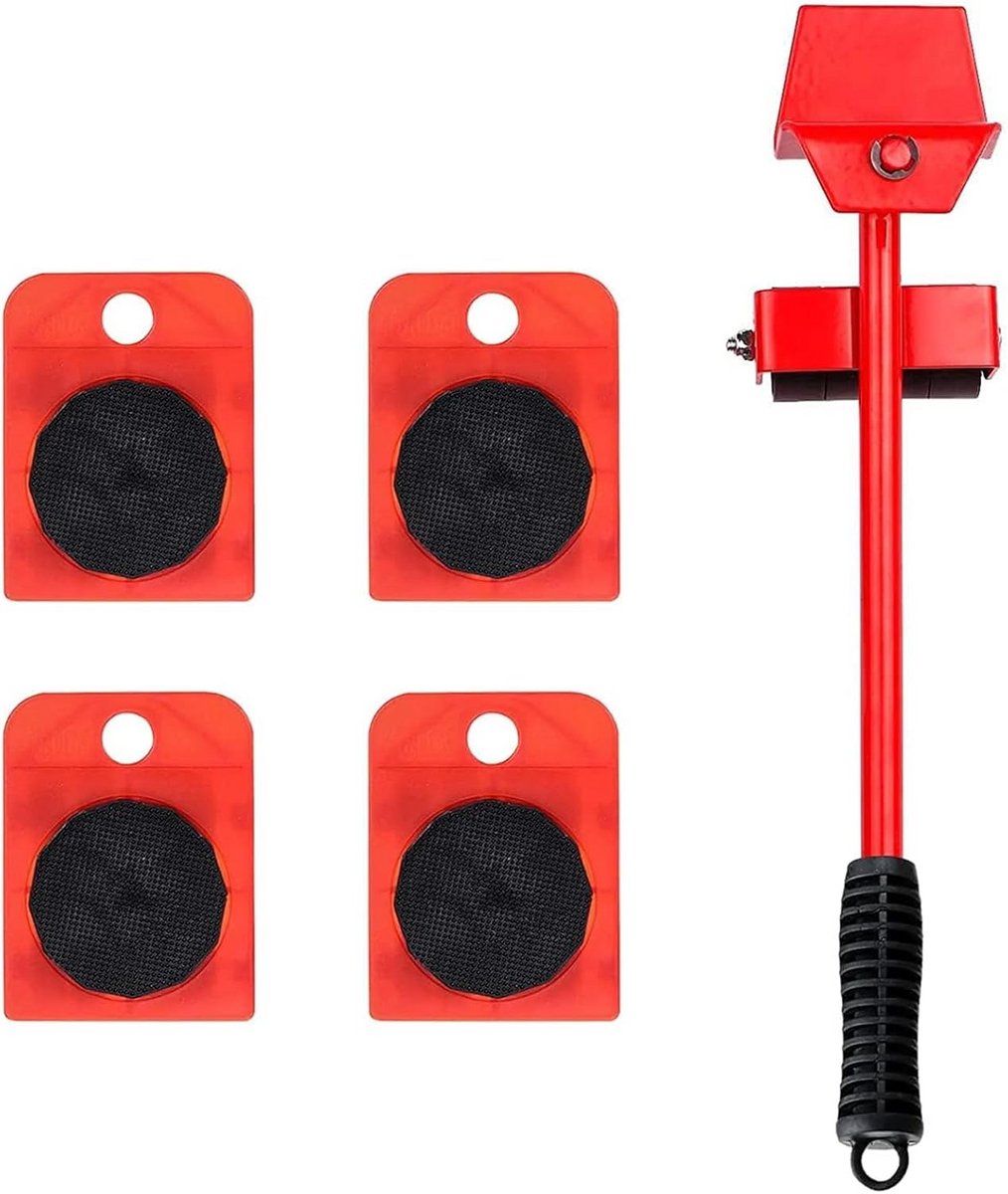 Set van 5 Heftrucks en Rollers voor Zware Meubels en Apparaten