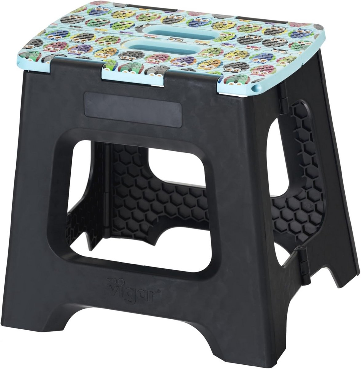 Inklapbare Compacte Kruk 32 cm met Antislip Handgrepen voor Veiligheid