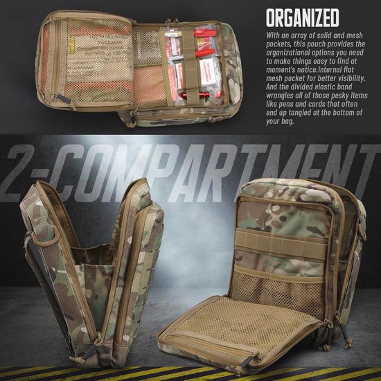 Molle Tactique Pochette Ifak Rip Away Emt Poche M¨¦Dical Trousses De