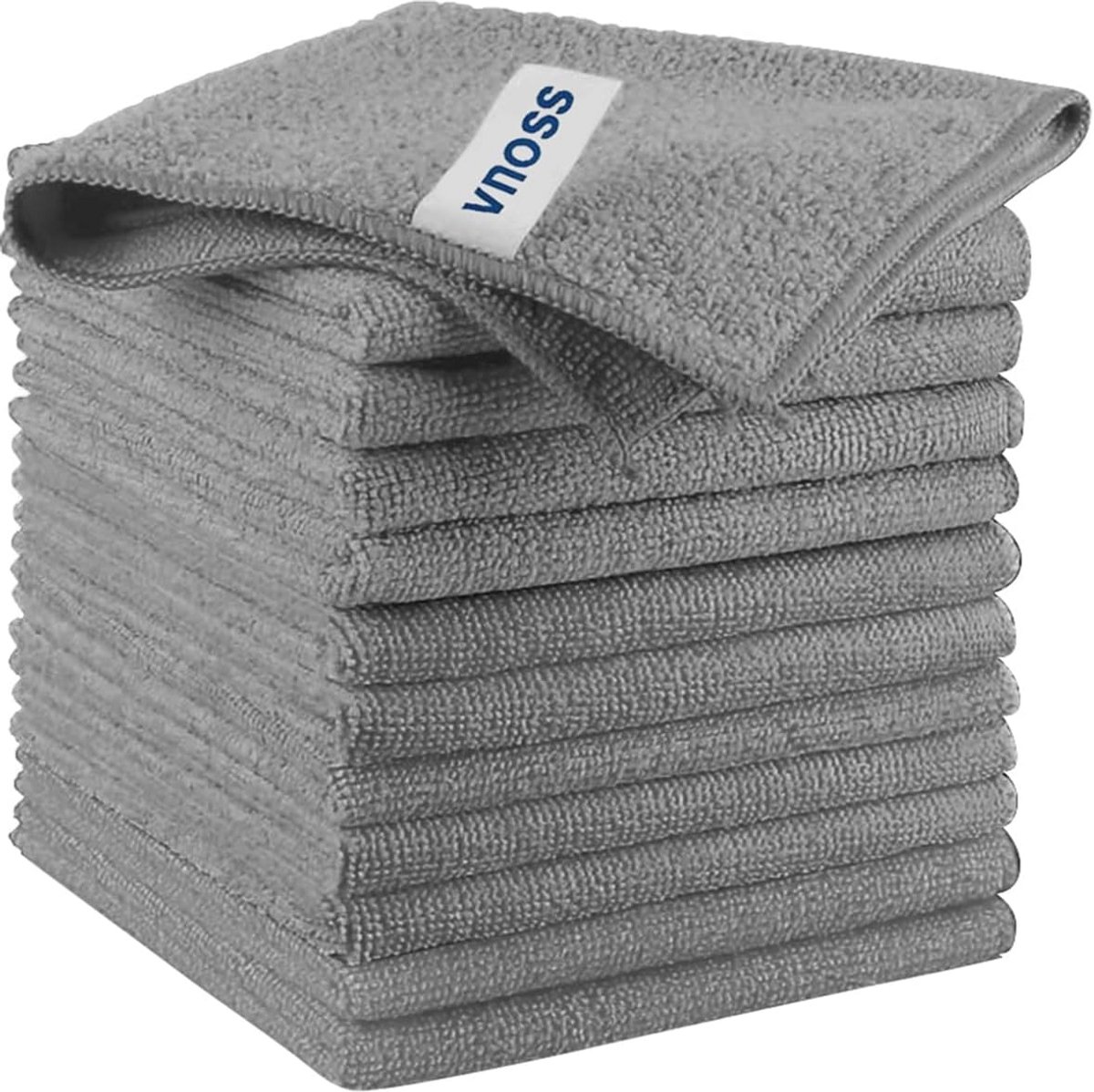 Microvezel reinigingsdoek - 12-pack, 4 kleuren, 30 x 30 cm